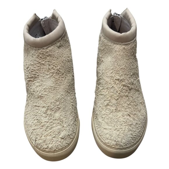 Nonnative Traveler Trainer Sneaker Boot US Size 8 Rough Italian Leather Ivory - Picture 1 of 10